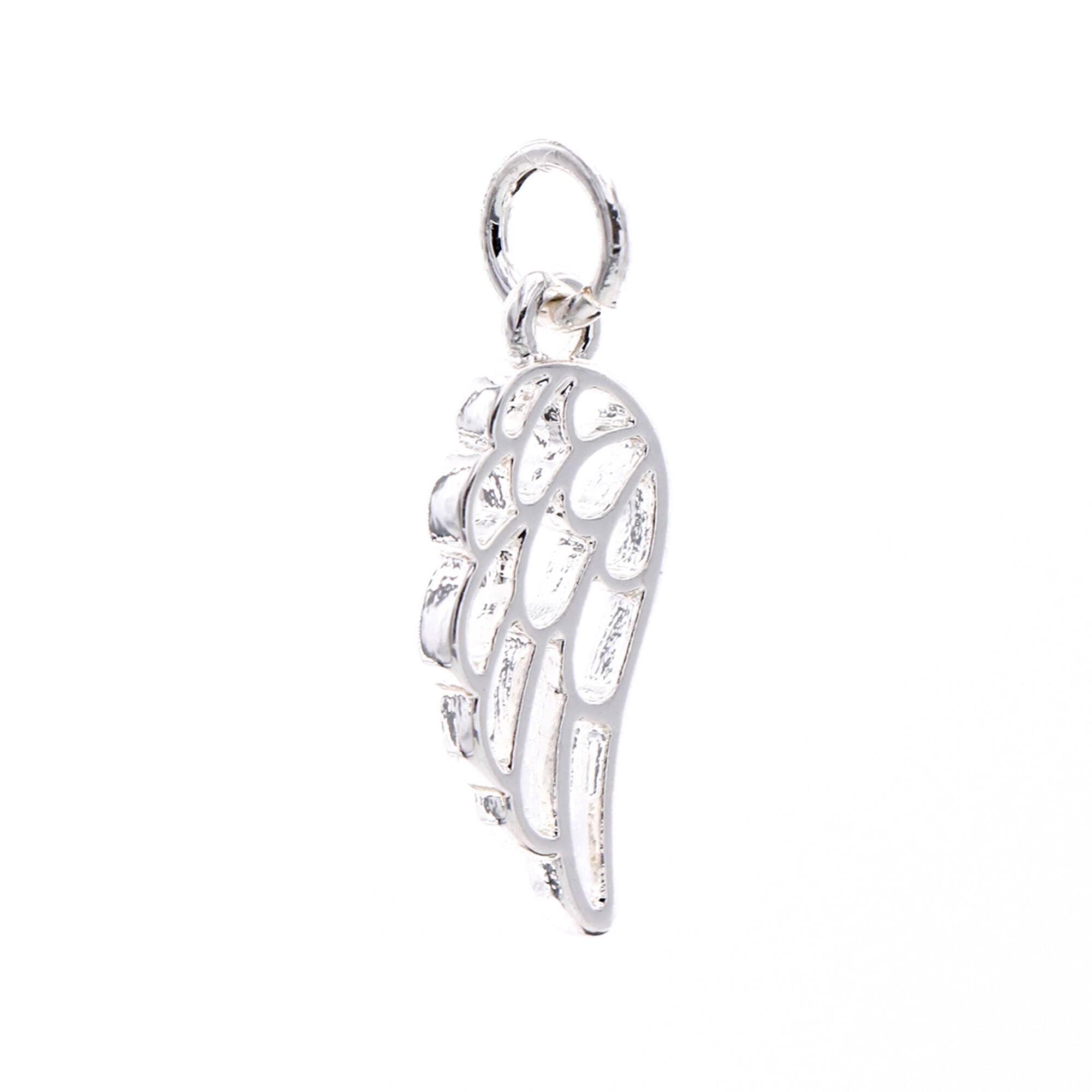 Charmalong™ Silver Plated Wing Charm by Bead Landing™
